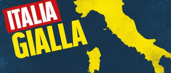 Da domani tutta (o quasi) l'Italia sarà gialla