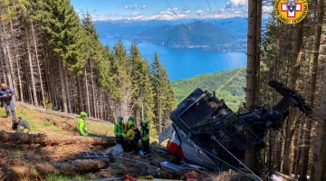 Crollo funivia Stresa-Mottarone, sale a 14 il bilancio delle vittime