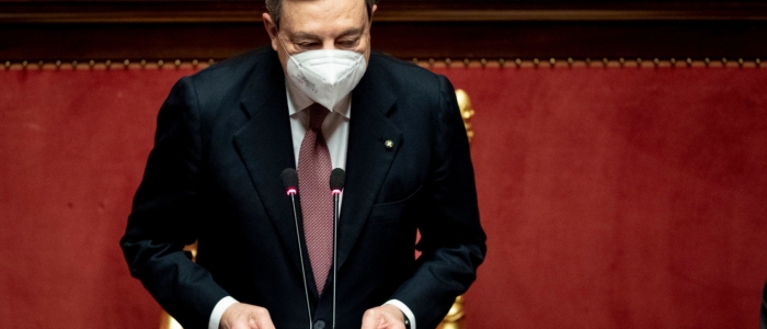 Draghi: "La situazione economica in Italia è in forte miglioramento"