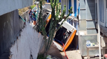 Capri, un minibus esce fuori strada e precipita. Morto il conducente e 28 i feriti