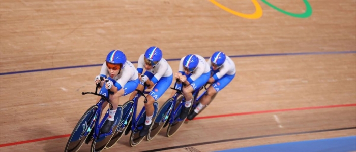 Tokyo 2020, ciclismo su pista: oro e record mondiale per l'Italia