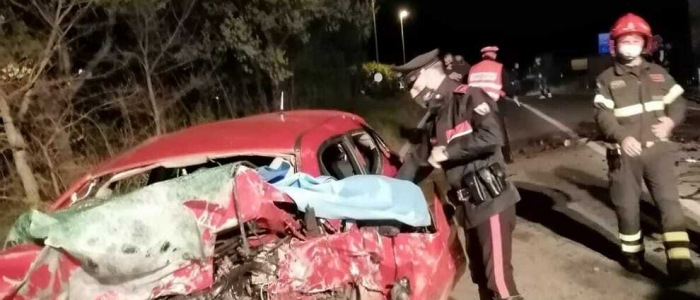 Grave incidente d'auto a Frosinone, quattro le vittime