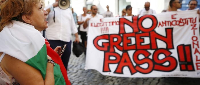 No vax, cortei in piazza per il sedicesimo sabato consecutivo