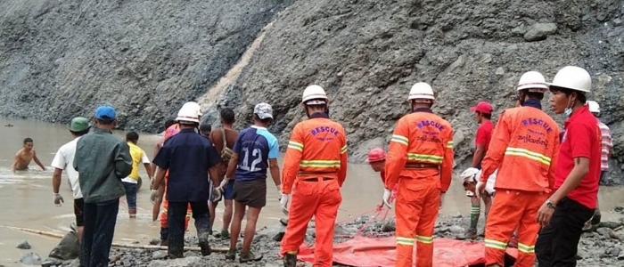 Birmania, oltre 70 dispersi e un morto nella frana di una miniera
