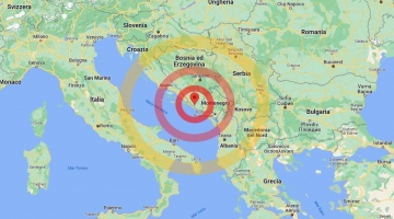 Terremoto, epicentro in Bosnia Erzegovina ma avvertito anche in Italia