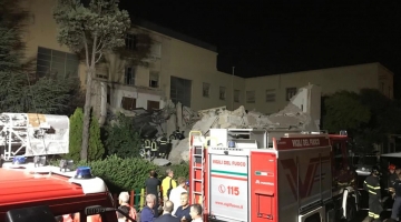 Cagliari, crolla Aula Magna dell’Università. Nessun ferito