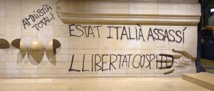 Atti vandalici contro diplomatici italiani a Berlino e Barcellona