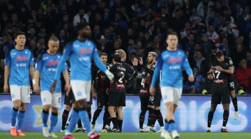 Delusione in casa Napoli, gli azzurri perdono 4 a 0 con il Milan