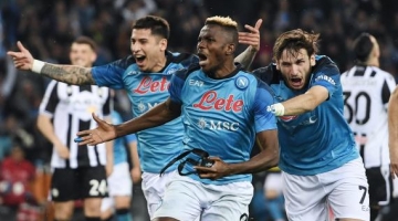 Pareggio Udinese-Napoli, per gli azzurri è la vittoria matematica del campionato