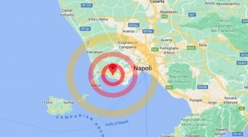 Napoli, terremoto di magnitudo 3.4 nella notte