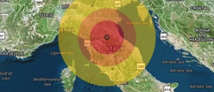 Sciame sismico in Toscana ed Emilia Romagna. Grande spavento