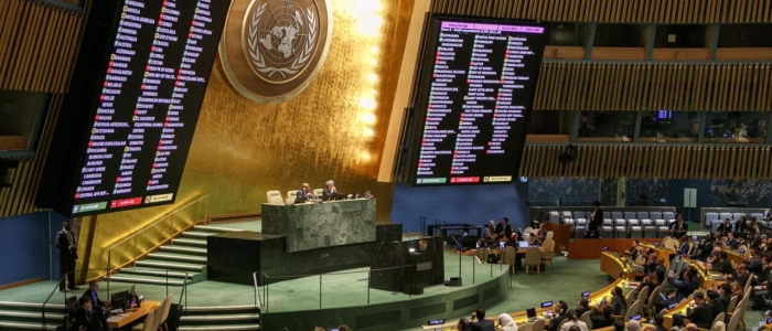 Assemblea Onu, voto per la risoluzione. Italia tra gli astenuti