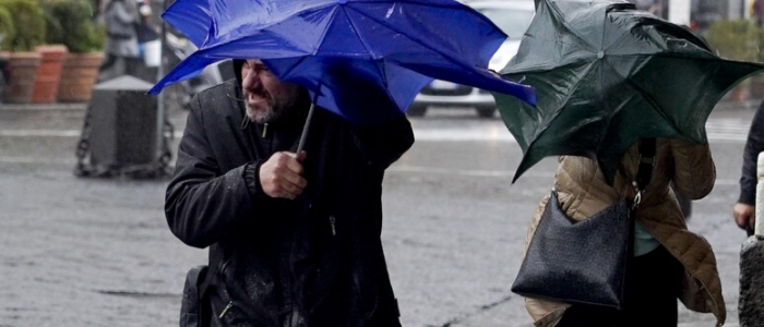 Meteo Campania, allerta meteo oggi per piogge e temporali