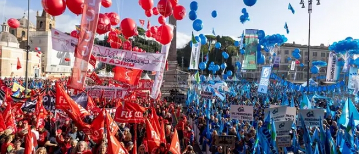 Sciopero Cgil e Uil, oggi la prima tappa delle “cinque giornate”