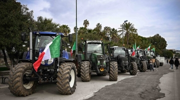Protesta dei trattori verso Sanremo. Stasera intervento al Festival