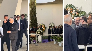 Addio a Barone: in tanti alla camera ardente, Commisso visibilmente provato