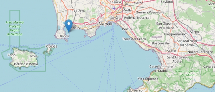 Terremoto Campi Flegrei, nuova scossa di magnitudo 3.6: epicentro nel golfo di Pozzuoli