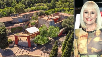 In vendita la villa di Raffaella Carrà all'Argentario con 12 stanze e 12 bagni realizzata da Giò Pomodoro