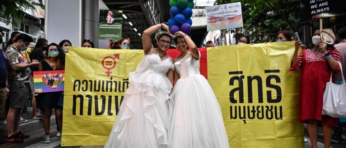 Nozze gay legalizzate in Thailandia: primo Paese nel sud-est asiatico