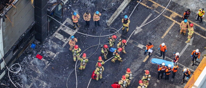 Incendio in una fabbrica di batterie in Corea del Sud, almeno 22 morti