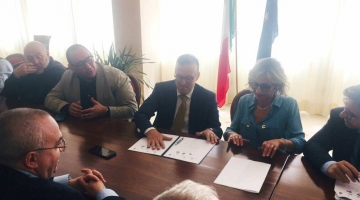 Protocollo di Intesa oggi in Prefettura per l'istituzione della sezione territoriale provinciale di Napoli della Rete del lavoro agricolo di qualità