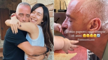 Eros Ramazzotti spegne 61 candeline con gli amici Antonacci e Pezzali