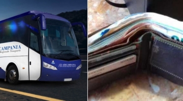 Avellino, 14enni trovano un borsello con 15mila euro e una catenina d'oro sul bus: lo consegnano all'autista