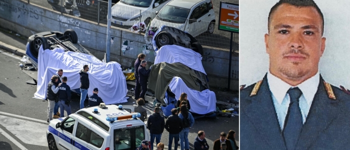 Roma, incidente tra due auto della polizia: morto l'agente Amar Kudin