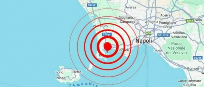 Forte scossa ai Campi Flegrei, sentita anche a Napoli