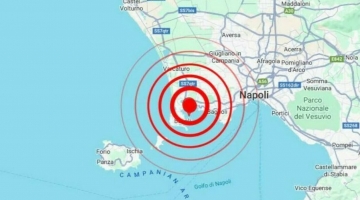 Forte scossa ai Campi Flegrei, sentita anche a Napoli