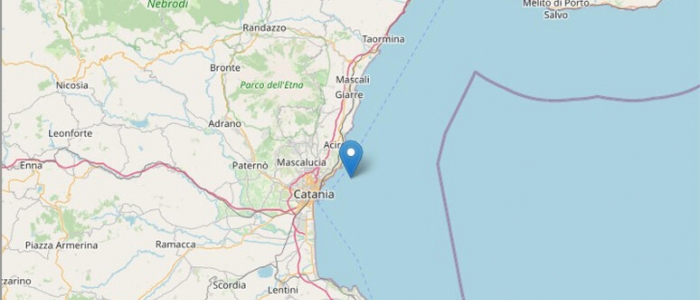 Catania, scossa di terremoto di magnitudo 4.8 nella notte