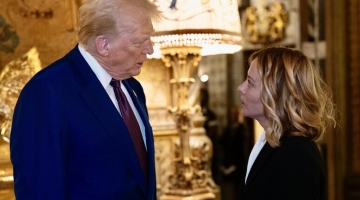 Trump accoglie Meloni: "E' una grande persona" | Il premier: "Dazi? Si può trovare un accordo Usa-Ue"