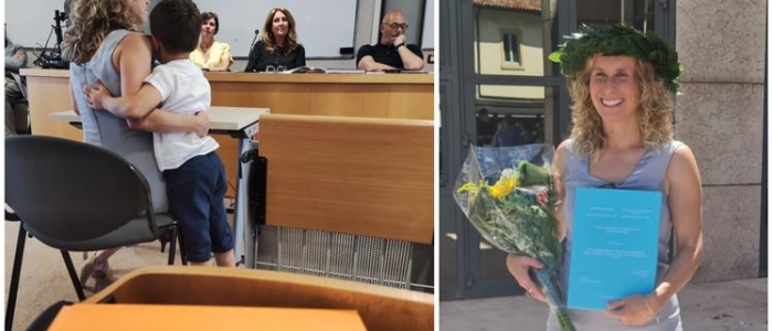 Povegliano (Verona), discute la tesi di laurea con il figlio in braccio: "Troppe donne costrette a scegliere tra famiglia e lavoro"