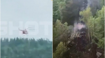 Russia, trovata la fusoliera in fiamme dell'aereo precipitato | A bordo 49 persone