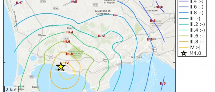 Campi Flegrei, nuova scossa di terremoto di magnitudo 4