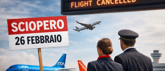 Scioperi, cancellati 300 voli di Ita airways e Easyjet | Poi tocca ai treni