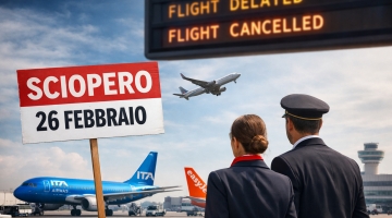 Scioperi, cancellati 300 voli di Ita airways e Easyjet | Poi tocca ai treni