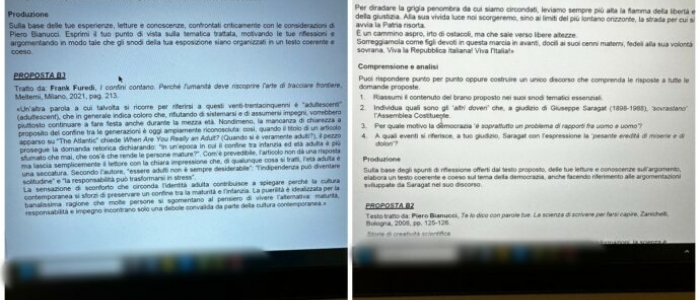 Maturit&agrave; 2026, prima prova di italiano in diretta: Pavese e Brancati per l'analisi del testo | Poi il discorso di Saragat all'Assemblea Costituente, Calabresi sulla fatica e Furedi sulle frontiere