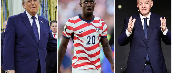 Caso Folarin Balogun, la Commissione Ue: "Scelta che mina autonomia dello sport" | Trump: "Ho parlato con Infantino, non era fallo"