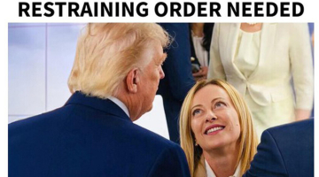 Nuovo attacco di Trump a Meloni: posta una foto "meme" con la premier e scrive: "Serve un ordine restrittivo"