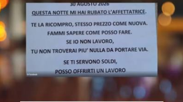 "Se ti servono soldi, ti do un lavoro", l'offerta del titolare di un bar al ladro