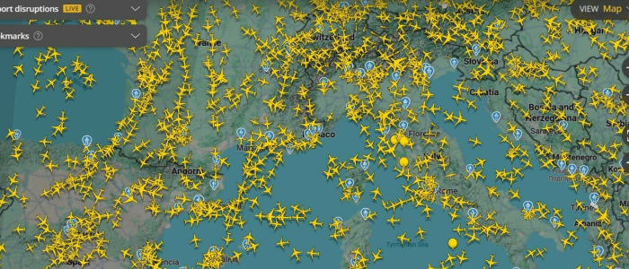 Traffico aereo dimezzato in Italia per un guasto alla rete Enav | Escluso un attacco hacker